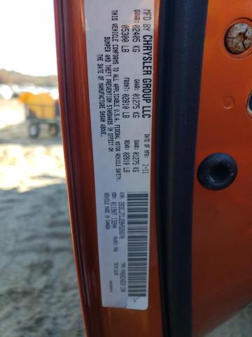 2B3CJ7DJ2BH526670 - 2011 DODGE CHALLENGER SRT-8 橙色 照片 13