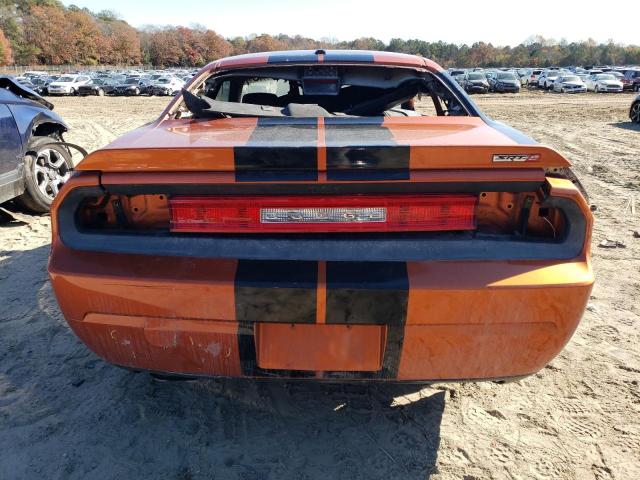 2B3CJ7DJ2BH526670 - 2011 DODGE CHALLENGER SRT-8 ORANGE photo 6