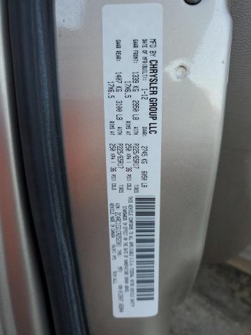 2C4RC1CG1CR252301 - 2012 CHRYSLER TOWN & COU TOURING L TAN photo 13