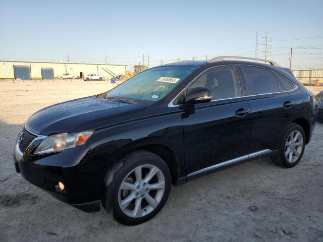 2T2ZK1BA6CC078768 - 2012 LEXUS RX 350 BLACK photo 1