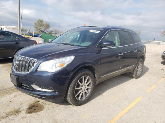 5GAKRAKD8HJ222457 - 2017 BUICK ENCLAVE BLUE photo 1