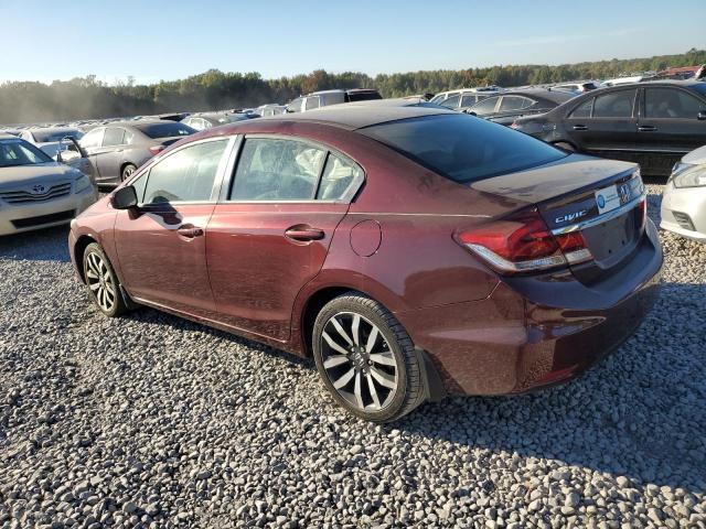 19XFB2F98FE082372 - 2015 HONDA CIVIC EXL მუქწითელი ფოტო 2