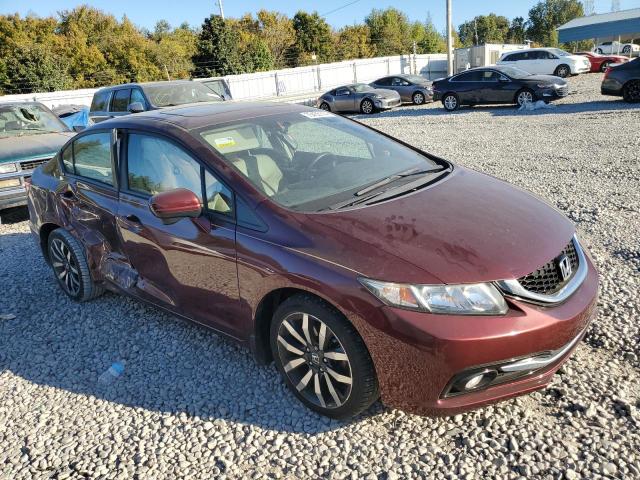 19XFB2F98FE082372 - 2015 HONDA CIVIC EXL MAROON photo 4