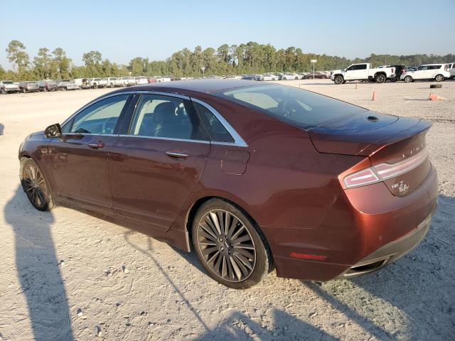 3LN6L2G92GR620579 - 2016 LINCOLN MKZ RED photo 2