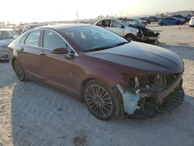 3LN6L2G92GR620579 - 2016 LINCOLN MKZ RED photo 4