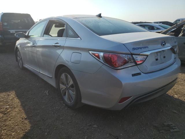 KMHEC4A42FA121584 - 2015 HYUNDAI SONATA HYBRID SILVER photo 2