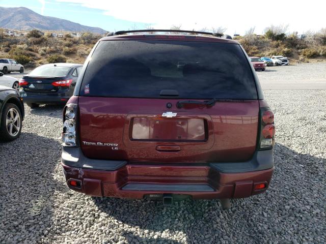 1GNDT13S852215852 - 2005 CHEVROLET TRAILBLAZE LS BURGUNDY photo 6