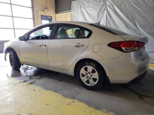 3KPFK4A75JE252732 - 2018 KIA FORTE LX SILVER photo 2