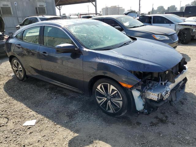 JHMFC1F79JX017916 - 2018 HONDA CIVIC EXL 蓝色 照片 4