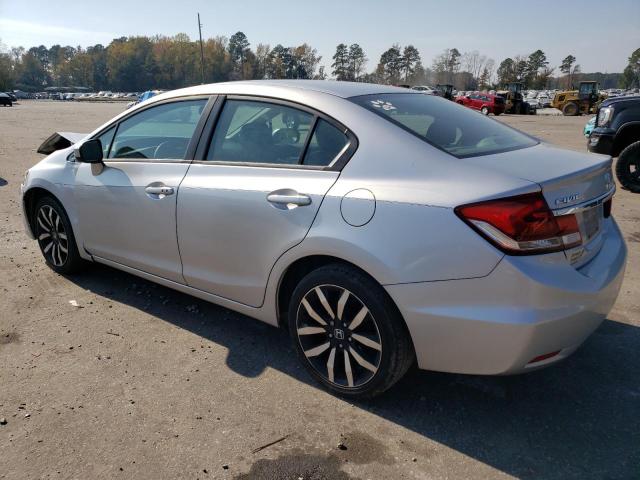 19XFB2F92FE038707 - 2015 HONDA CIVIC EXL SILVER photo 2