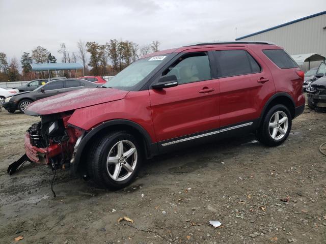 1FM5K8D86GGD08723 - 2016 FORD EXPLORER XLT MAROON photo 1