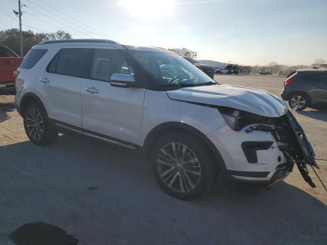 1FM5K8HT5JGB75068 - 2018 FORD EXPLORER PLATINUM WHITE photo 4