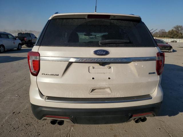 1FM5K8HT5JGB75068 - 2018 FORD EXPLORER PLATINUM WHITE photo 6