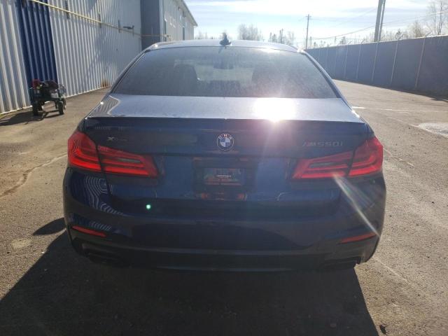 WBAJB9C51KB464896 - 2019 BMW M550XI BLUE photo 6