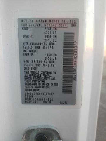 3N63M0ZNXHK707057 - 2017 CHEVROLET CITY EXPRE LT 白色 照片 13