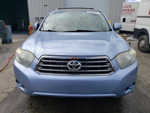 JTEES43A282081297 - 2008 TOYOTA HIGHLANDER SPORT BLUE photo 5