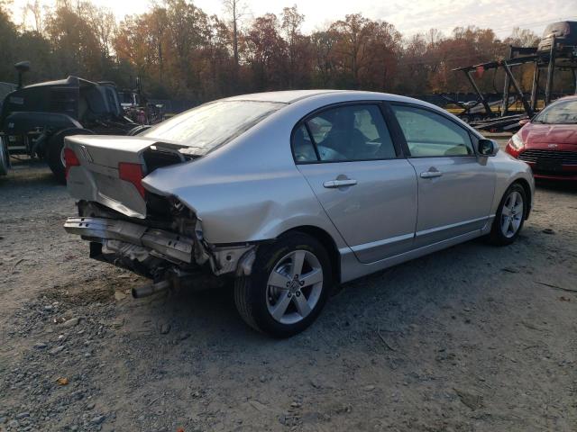 1HGFA16588L073242 - 2008 HONDA CIVIC LX SILVER photo 3