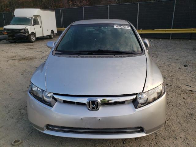 1HGFA16588L073242 - 2008 HONDA CIVIC LX SILVER photo 5