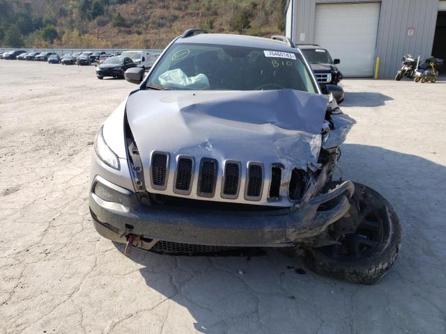 1C4PJMBS8FW641307 - 2015 JEEP CHEROKEE TRAILHAWK ნაცრისფერი ფოტო 5