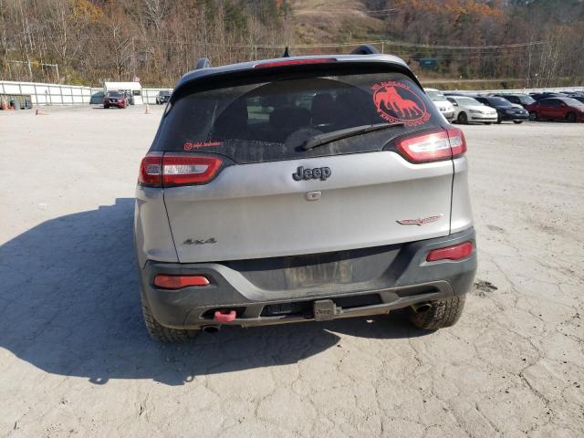 1C4PJMBS8FW641307 - 2015 JEEP CHEROKEE TRAILHAWK GRAY photo 6