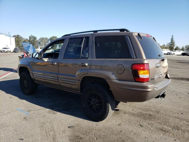 1J4GX58NX2C238277 - 2002 JEEP GRAND CHER LIMITED BROWN photo 2