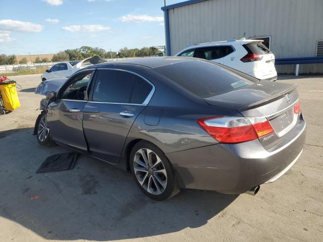 1HGCR2F56FA141807 - 2015 HONDA ACCORD SPORT GRAY photo 2