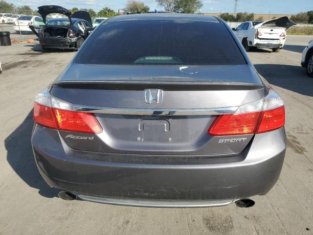 1HGCR2F56FA141807 - 2015 HONDA ACCORD SPORT GRAY photo 6