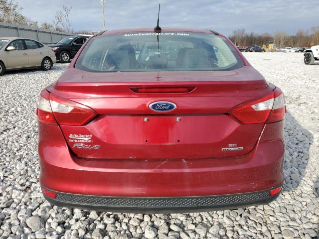 1FADP3F2XDL318175 - 2013 FORD FOCUS SE RED photo 6