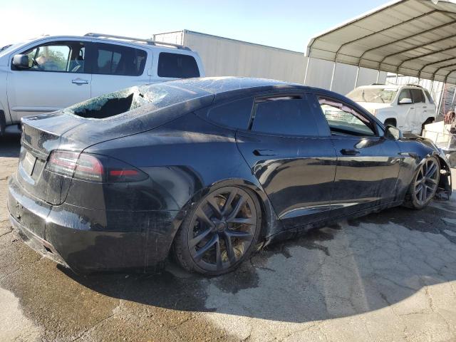 5YJSA1E55NF480206 - 2022 TESLA MODEL S BLACK photo 3