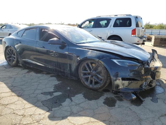 5YJSA1E55NF480206 - 2022 TESLA MODEL S BLACK photo 4