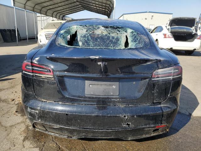 5YJSA1E55NF480206 - 2022 TESLA MODEL S BLACK photo 6