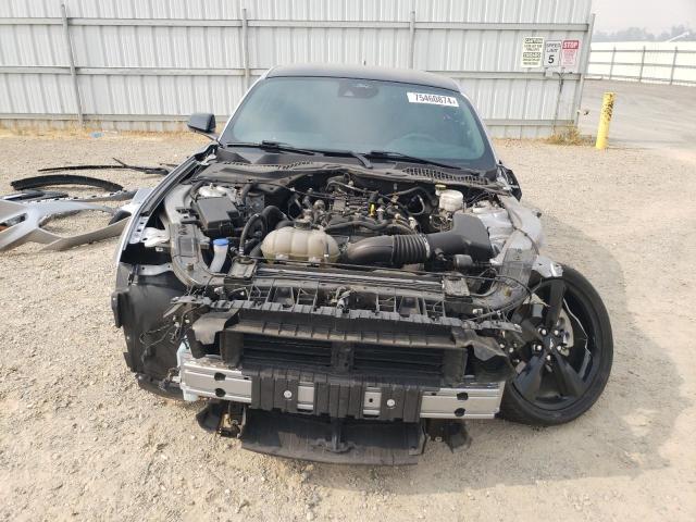 1FA6P8THXM5127584 - 2021 FORD MUSTANG SILVER photo 5