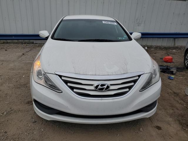 5NPEB4AC7EH864523 - 2014 HYUNDAI SONATA GLS WHITE photo 5