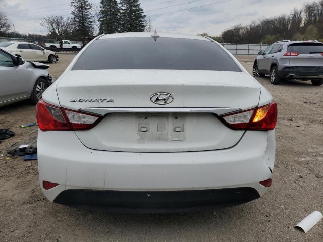 5NPEB4AC7EH864523 - 2014 HYUNDAI SONATA GLS WHITE photo 6