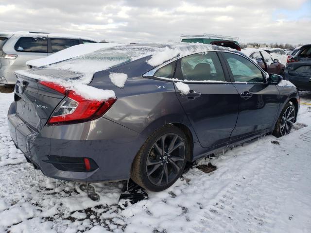 19XFC2F89ME002174 - 2021 HONDA CIVIC SPORT 灰色 照片 3