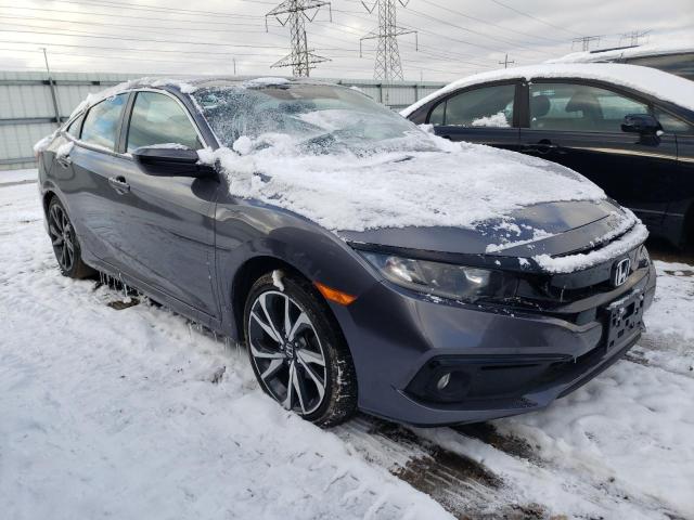 19XFC2F89ME002174 - 2021 HONDA CIVIC SPORT 灰色 照片 4