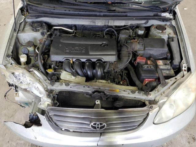 2T1BR32E33C112729 - 2003 TOYOTA COROLLA CE SILVER photo 11