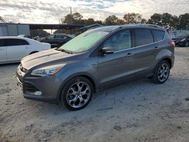 1FMCU0JX3EUB00327 - 2014 FORD ESCAPE TITANIUM GRAY photo 1