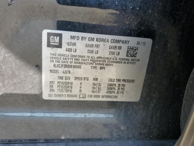 KL4CJFSB9DB169465 - 2013 BUICK ENCORE CONVENIENCE 黑色 照片 12