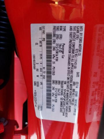 1FADP3F23EL277244 - 2014 FORD FOCUS SE RED photo 12