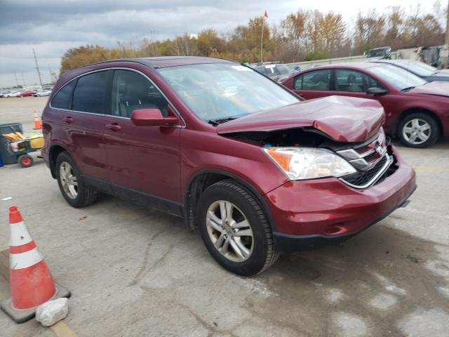 5J6RE4H76BL010433 - 2011 HONDA CR-V EXL MAROON photo 4