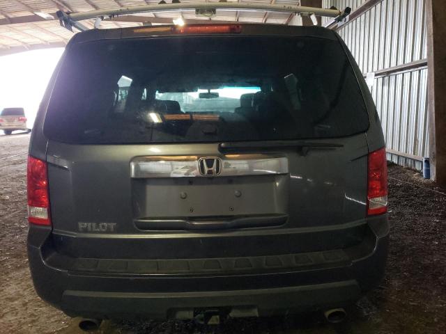 5FNYF3H58BB048188 - 2011 HONDA PILOT EXL GRAY photo 6