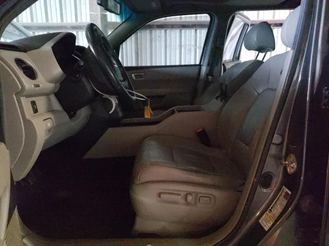 5FNYF3H58BB048188 - 2011 HONDA PILOT EXL GRAY photo 7