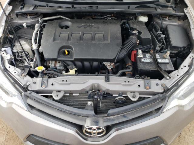 2T1BURHE1EC069245 - 2014 TOYOTA COROLLA L GRAY photo 11