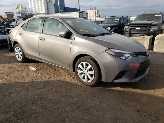 2T1BURHE1EC069245 - 2014 TOYOTA COROLLA L GRAY photo 4