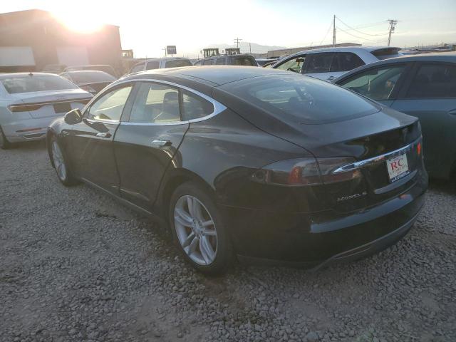 5YJSA1AG8DFP12772 - 2013 TESLA MODEL S BLACK photo 2