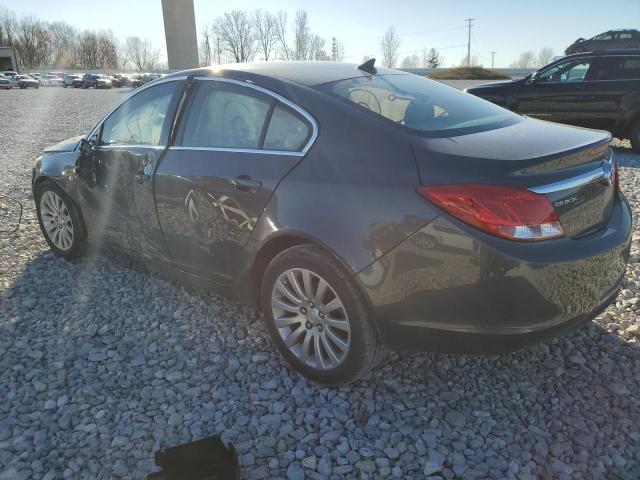 W04GP5EC5B1008449 - 2011 BUICK REGAL CXL GRAY photo 2