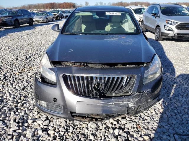 W04GP5EC5B1008449 - 2011 BUICK REGAL CXL GRAY photo 5