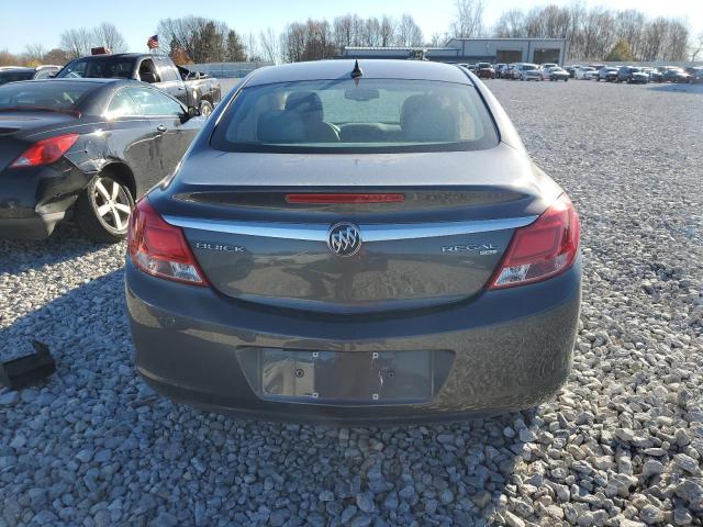 W04GP5EC5B1008449 - 2011 BUICK REGAL CXL GRAY photo 6