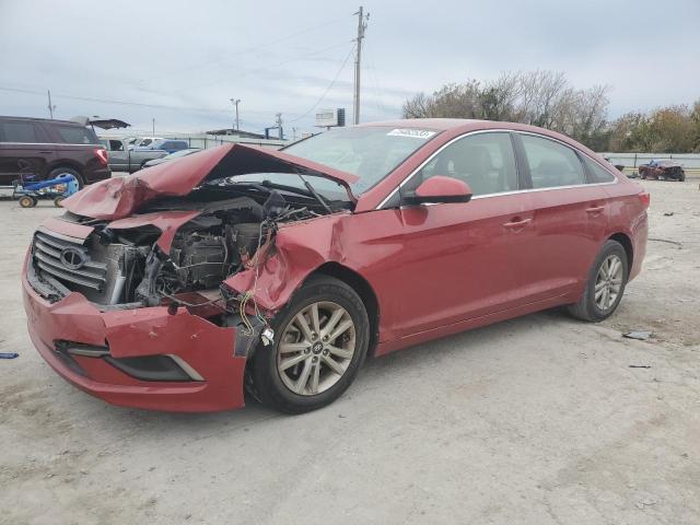 5NPE24AFXHH585789 - 2017 HYUNDAI SONATA SE RED photo 1